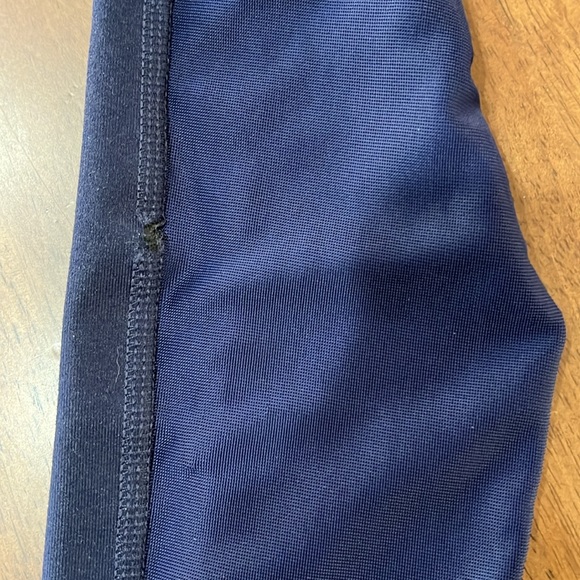 ALO Yoga Elevate Hi-Rise Leggings - Navy Gray Mesh Colorblock - Size M - Picture 8 of 8